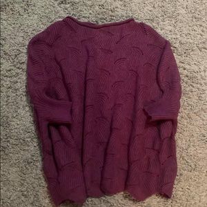 Purple sweater